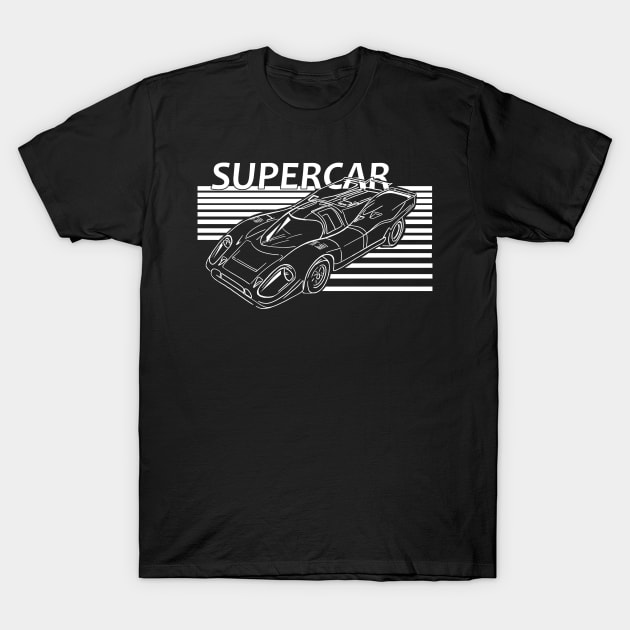 Porsche 917 Supercar T-Shirt by Aurealis